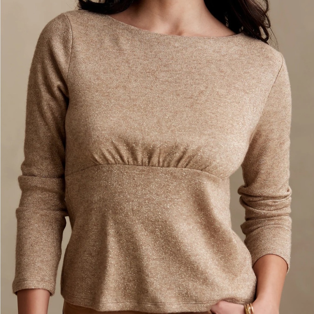 NWT Banana Republic Peplum top - M